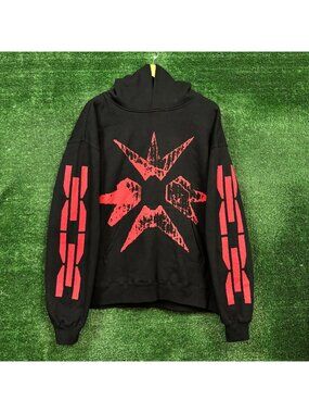 Erra Gore of Being Metalcore Band Oversized Hoodie Size Large